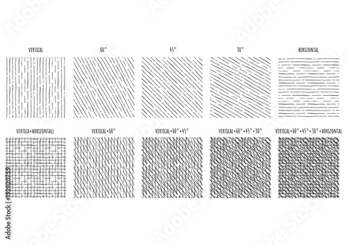 Simple pattern of rough hatching grunge texture.