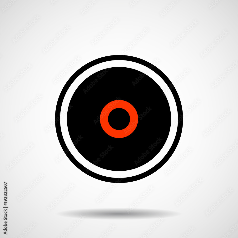 Creative logo of circle. Geometric shape. Vector design element Creative logo of circle. Geometric shape. Vector design element