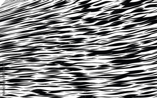 2591496 Black and White Wave Stripe Optical Abstract Background