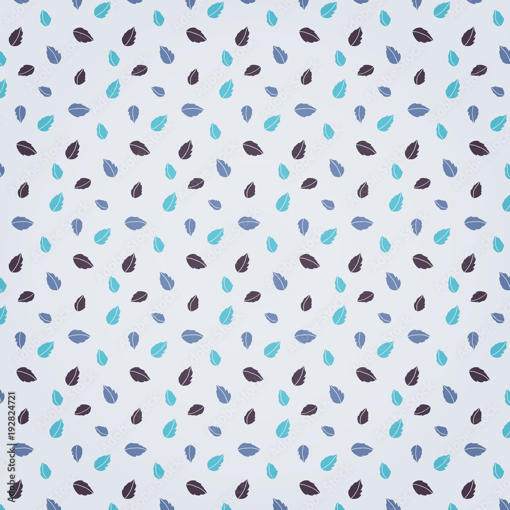 Colorful leaf seamless pattern background Colorful leaf seamless pattern background