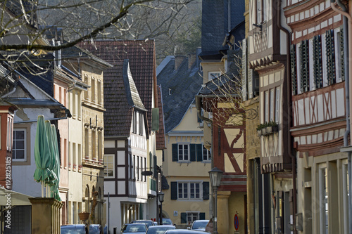 meisenheim, fachwerkhäuser in der altstadt photo