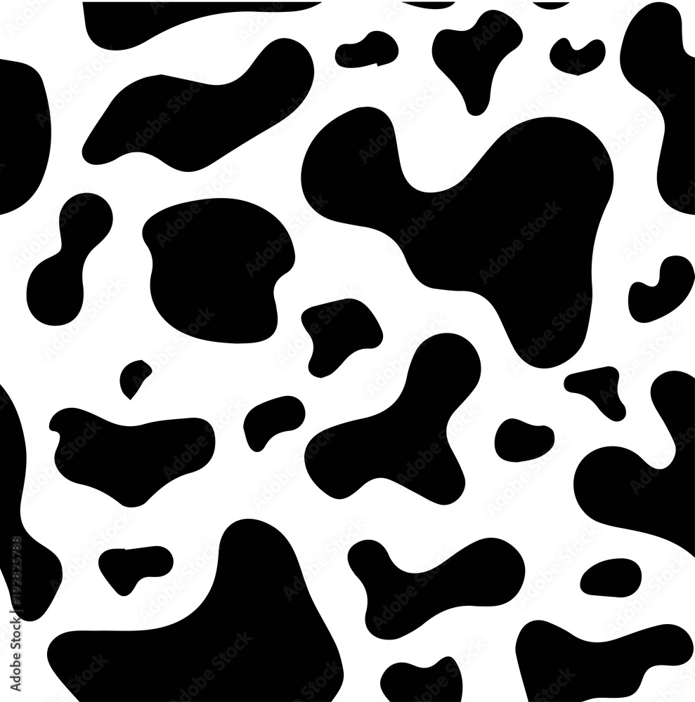 Fototapeta Wzór skóry krowy - ilustracja skóry krowy, skóry, materiału, koncepcja nie istnieje, ślad