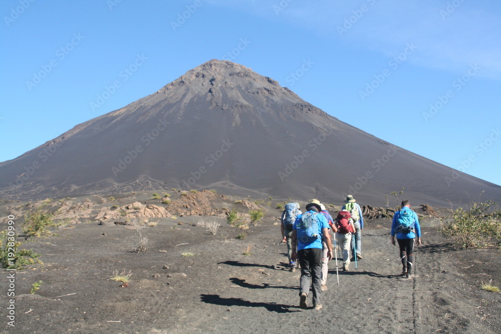 Randonnée vers le pico de fogo Randonnée vers le pico de fogo