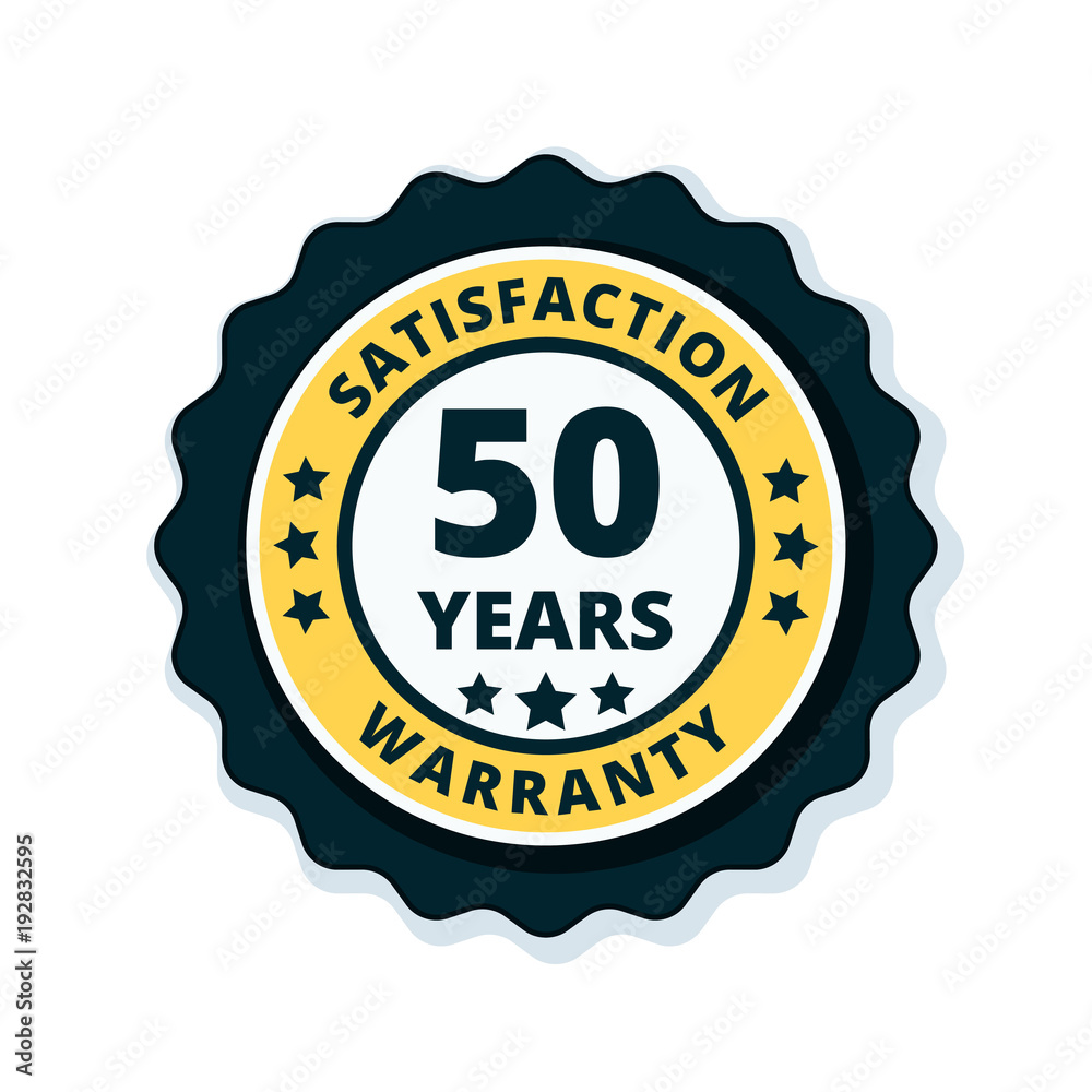 50 Year Warranty 50 Year Warranty
