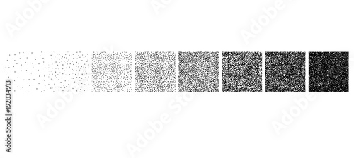 Set of stipple pattern