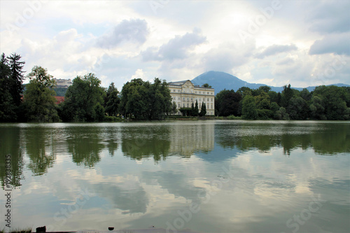 A house across a Lake in Austria photo
