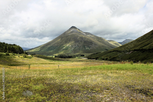 A view of a Scottish mountain near Loch Lomond