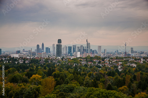 Frankfurt am Main city panorama