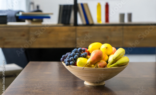 fruit in a plate photo