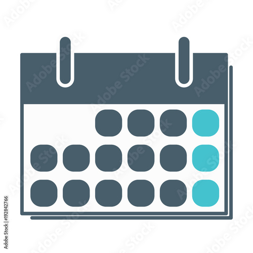 Vector illustration, Icon. Hours and time. calendar