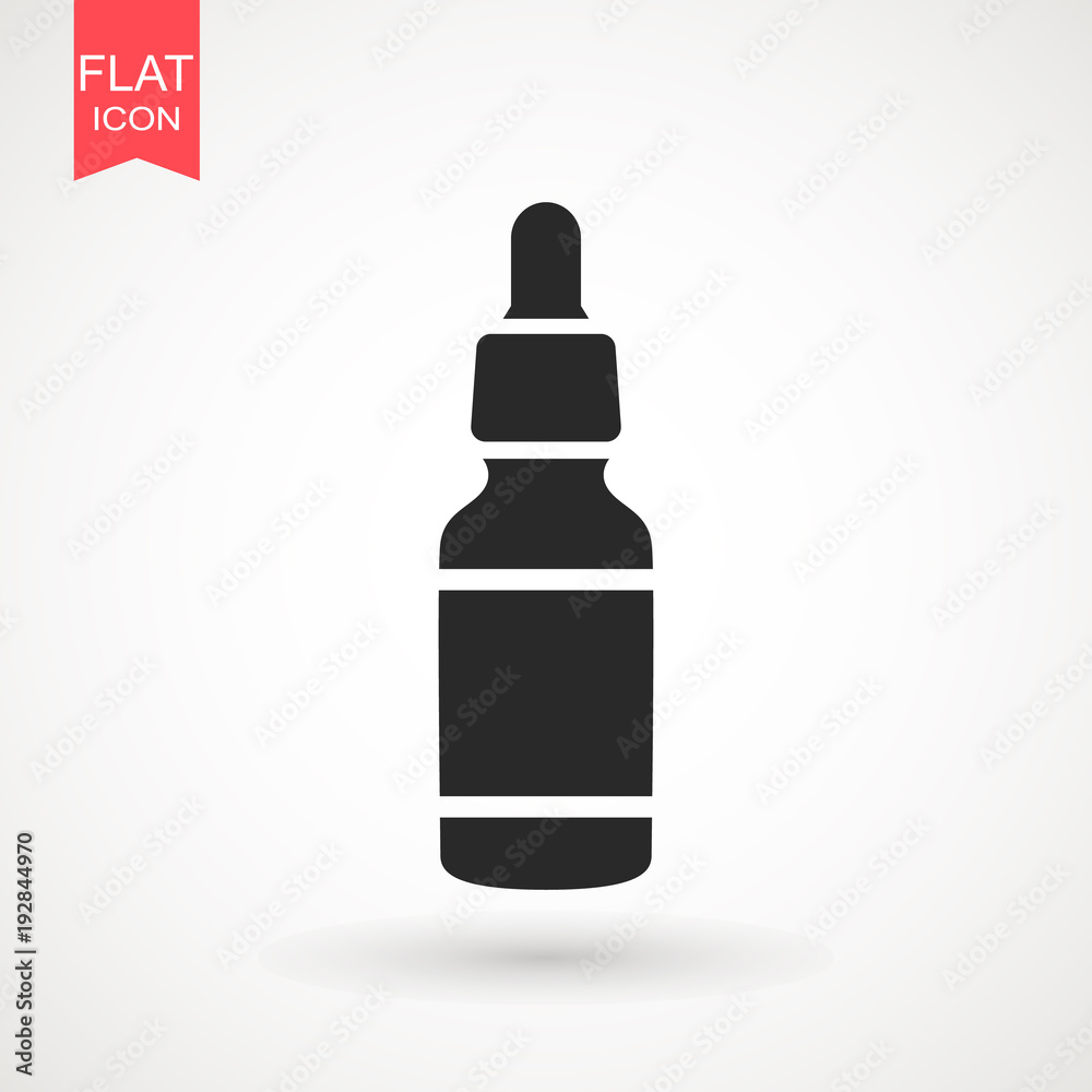 Medicine bottle icon for medical design. Medical pill or tablet bottle icon on white background. Vector sign symbol Medicine bottle icon for medical design. Medical pill or tablet bottle icon on white background. Vector sign symbol