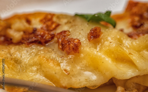 Dumplings with mushrooms and cabbage