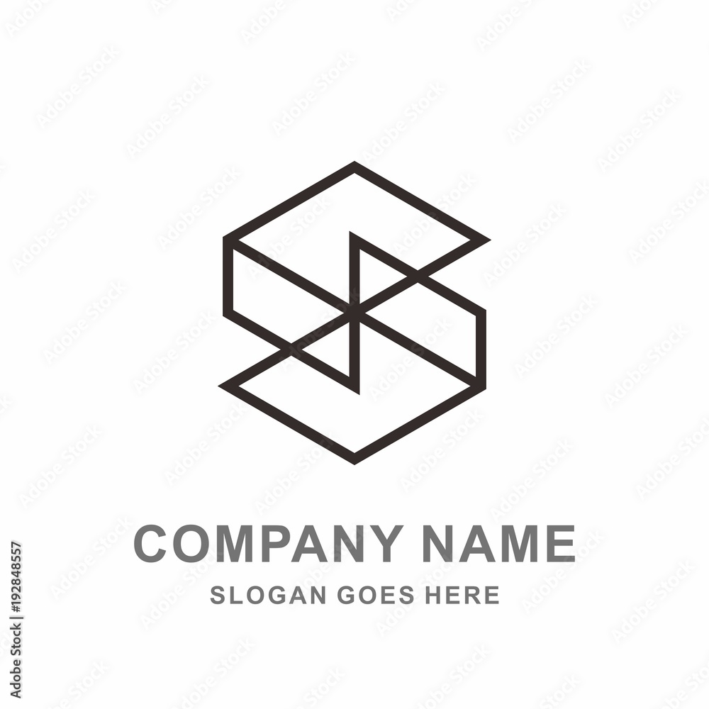 Monogram Letter S Geometric Square Cube Hexagon Architecture Construction Business Company Stock Vector Logo Design Template Monogram Letter S Geometric Square Cube Hexagon Architecture Construction Business Company Stock Vector Logo Design Template