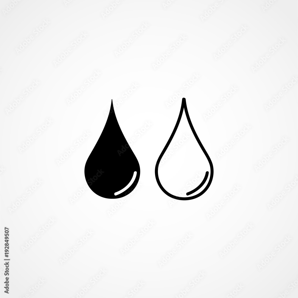 Water drop line icon, outline vector sign, linear style pictogram isolated on white. Symbol, logo illustration. Editable stroke Water drop line icon, outline vector sign, linear style pictogram isolated on white. Symbol, logo illustration. Editable stroke