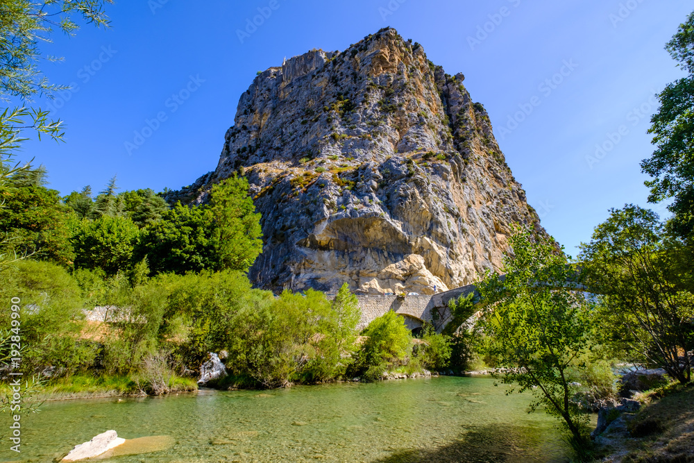  Rocher  (Roc) de Castellane , Provence, France.