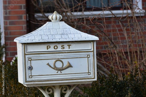 Vintage postal mailbox 