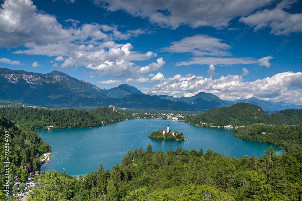 Lake Bled in Summer Lake Bled in Summer