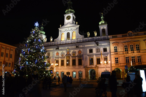 Townhall with christmas tree © Luky