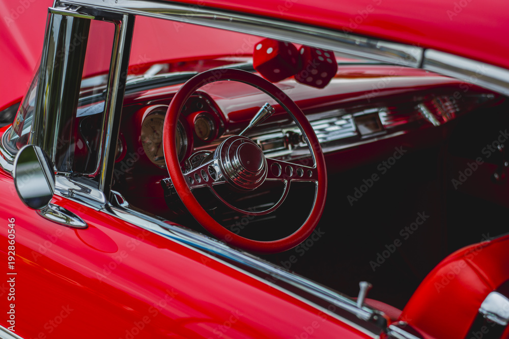 Naklejka premium Red Car