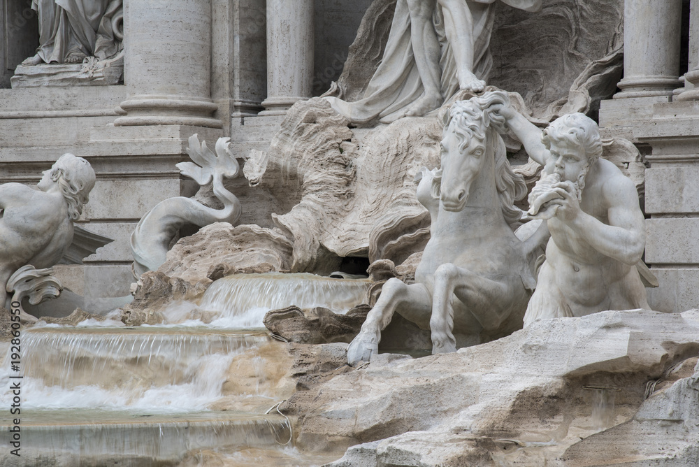 Trevi's fountain in Rome, Italy Trevi's fountain in Rome, Italy
