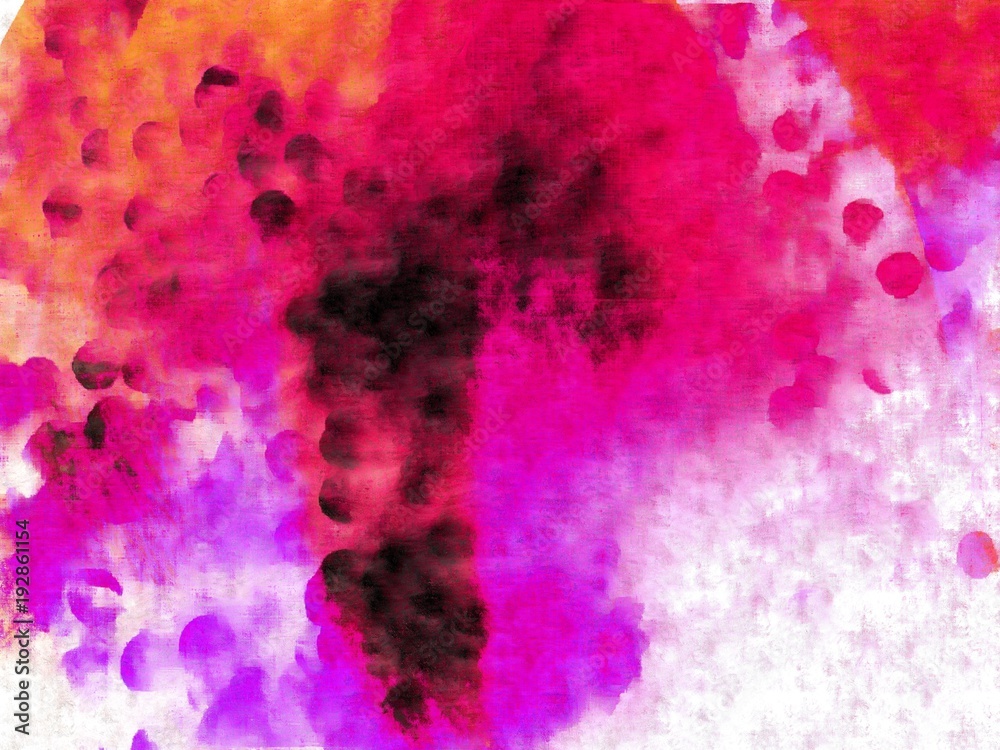 Pink Splashed Bright Abstract 