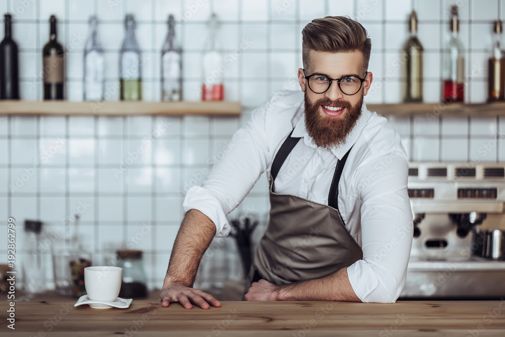 Barista in coffee shop