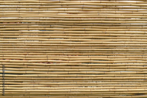 Zaunelement aus Bambus