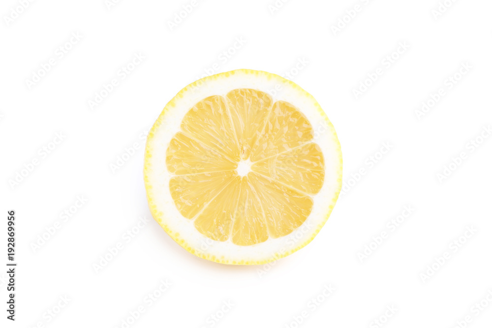 Lemon isolated on a white background