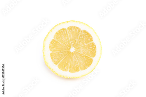 Lemon isolated on a white background