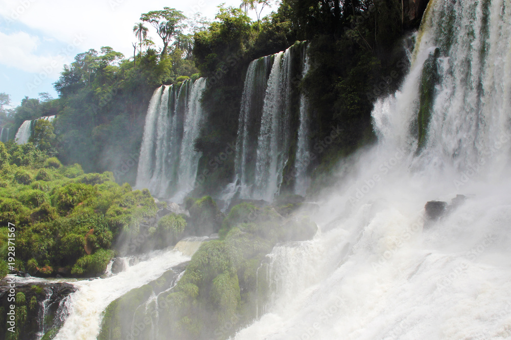 Naklejka premium Iguazu Falls, Iguazu Falls, Brazylia