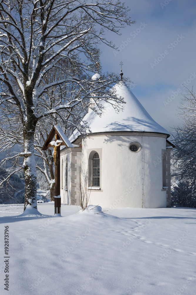 Hochbergkapelle in der Gemeinde Neufra