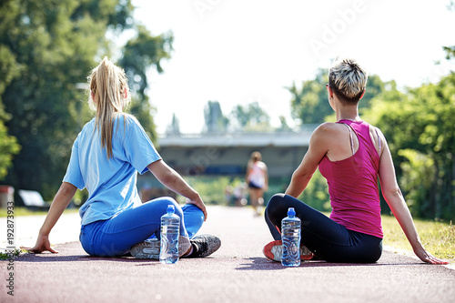 Women enjoying yoga