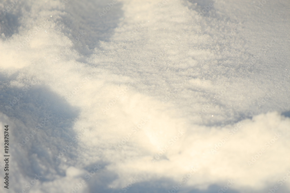 Fototapeta premium snow cover on the ground