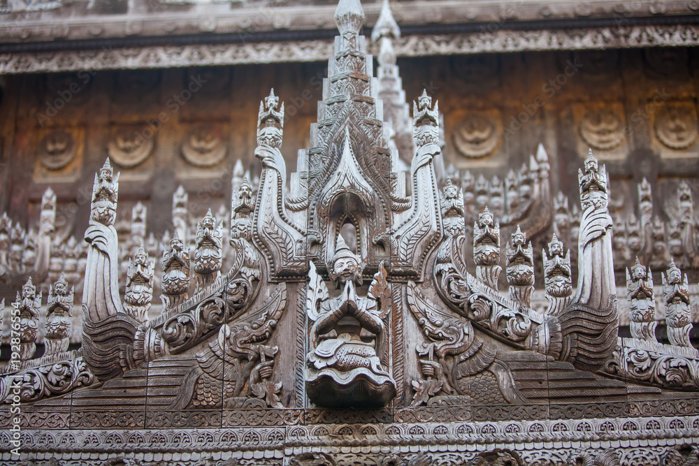 Shwenandaw wooden monastery, Myanmar