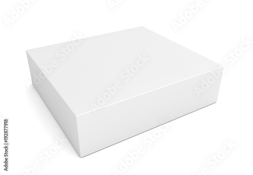 blank retail product box 3d illustration