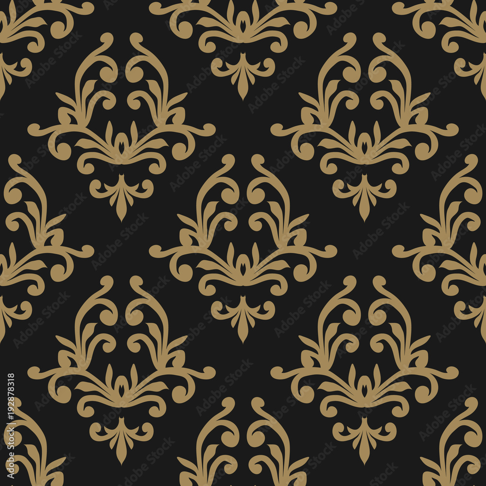Vector floral damask pattern. Rich ornament, old Damascus style. Royal victorian pattern for wallpapers, textile, wrapping, wedding invitation. Damask woman pattern. Vector floral damask pattern. Rich ornament, old Damascus style. Royal victorian pattern for wallpapers, textile, wrapping, wedding invitation. Damask woman pattern.