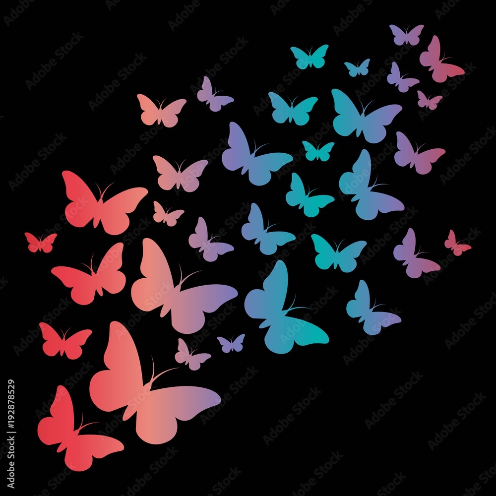 Butterfly gradient stencil Butterfly gradient stencil