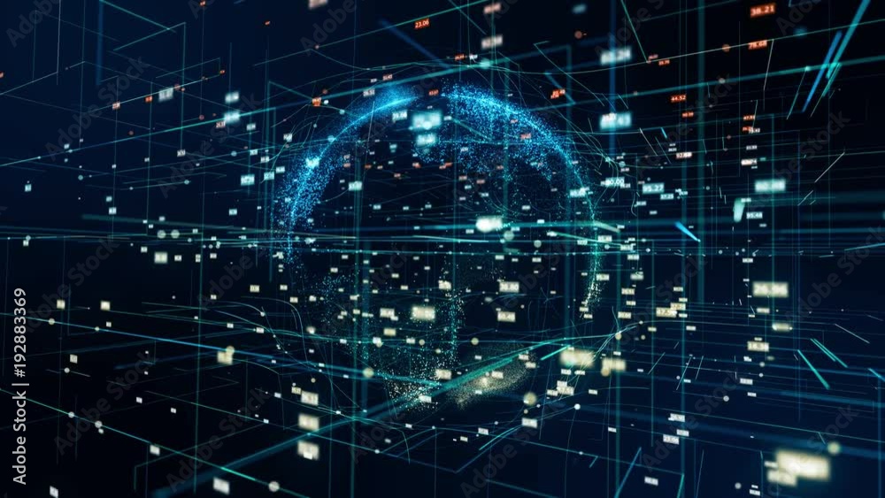 Global network and data exchanges over the world 3D rendering Global network and data exchanges over the world 3D rendering