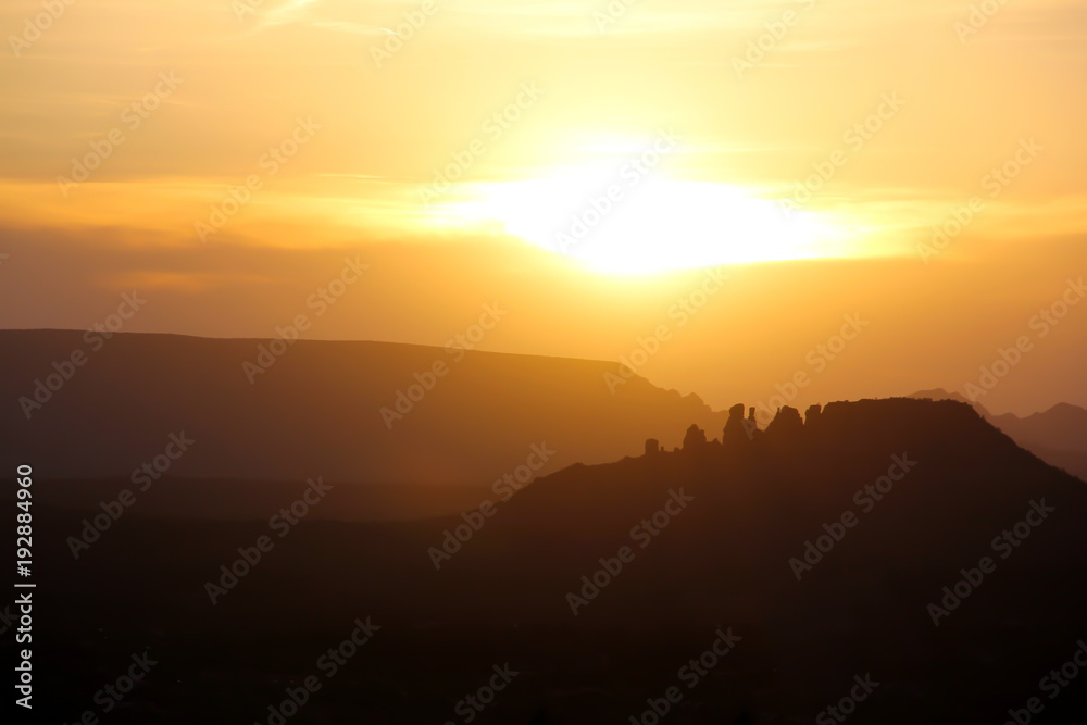 sunset in Sedona Arizona