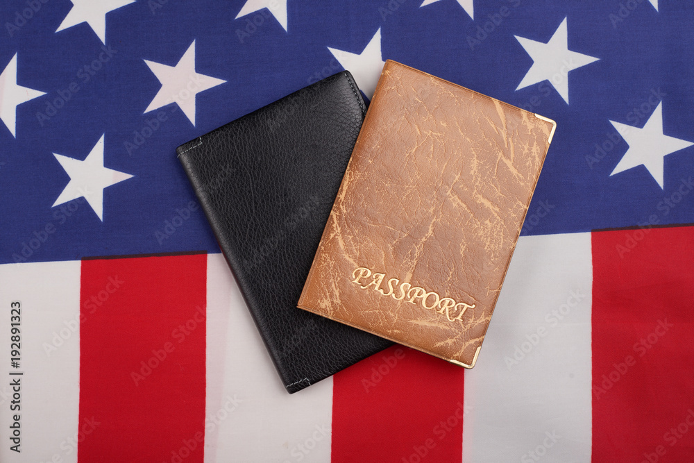 Fototapeta premium United States passport