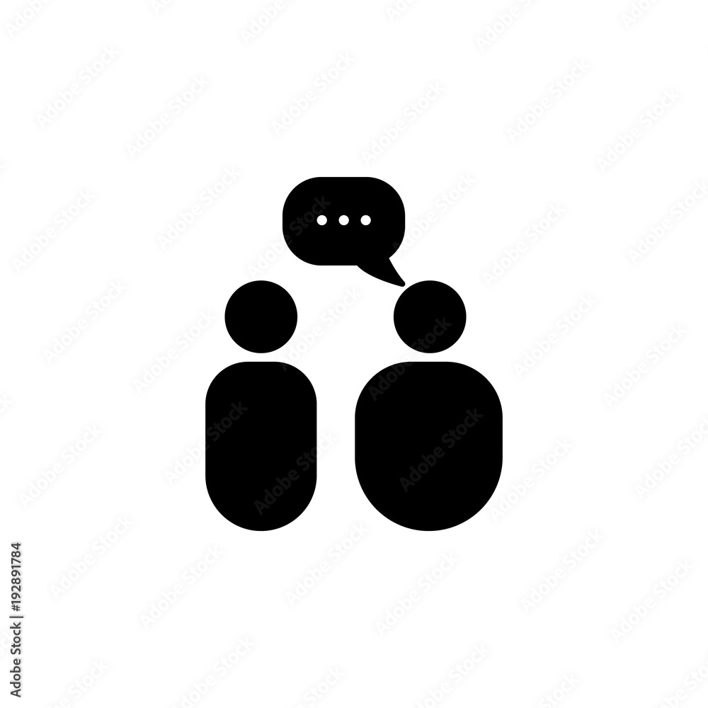 people with a communication bubble icon. Сommunication element icon. Premium quality graphic design. Signs and symbols collection icon for websites, web design, mobile app people with a communication bubble icon. Сommunication element icon. Premium quality graphic design. Signs and symbols collection icon for websites, web design, mobile app