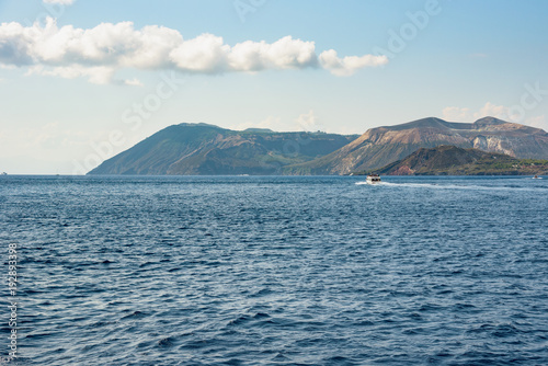 Vulcano Island seen from the sea © mkos83
