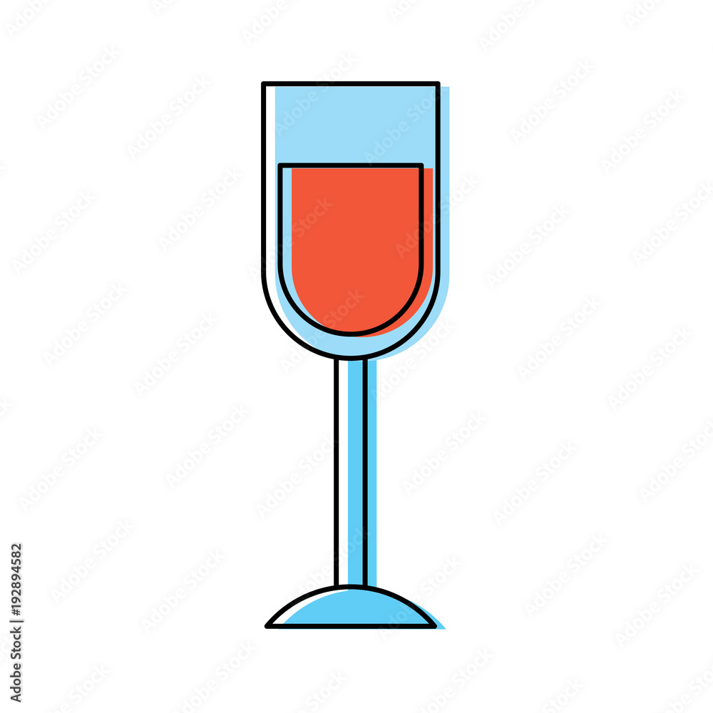 wine glass drink alcohol liquid icon vector illustration wine glass drink alcohol liquid icon vector illustration
