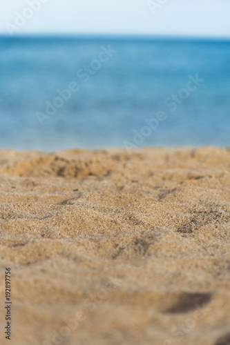 Blue Ocean with Beach