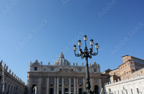 Vatican City St Peter's Cathedral in Rome Italy 