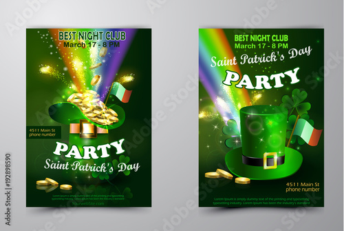 Saint Patricks Day Invitation Card Design