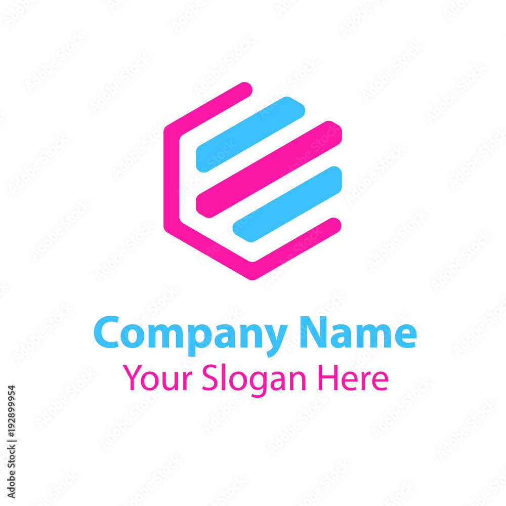 Abstract graphic icon, logo design template, symbol for company Abstract graphic icon, logo design template, symbol for company