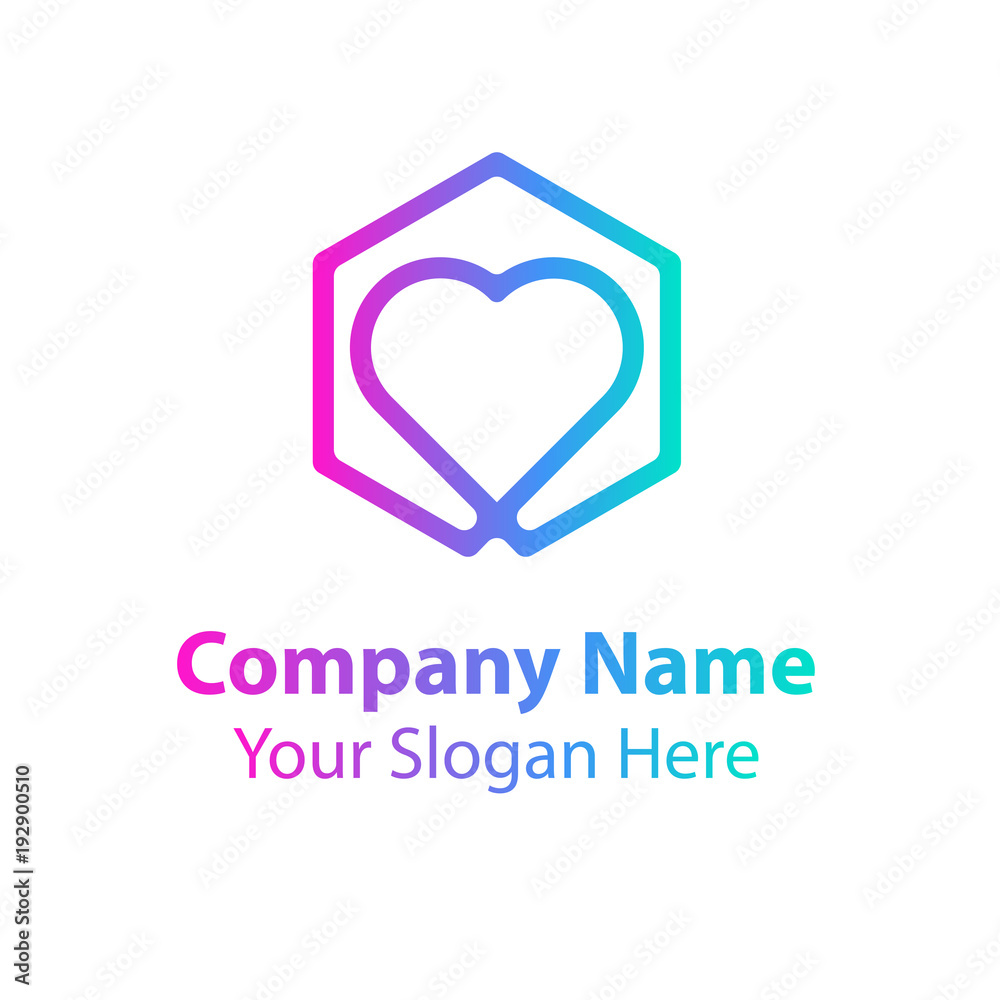 Abstract logo design in gradient color style on white background, Abstract graphic icon, logo design template, symbol for company Abstract logo design in gradient color style on white background, Abstract graphic icon, logo design template, symbol for company