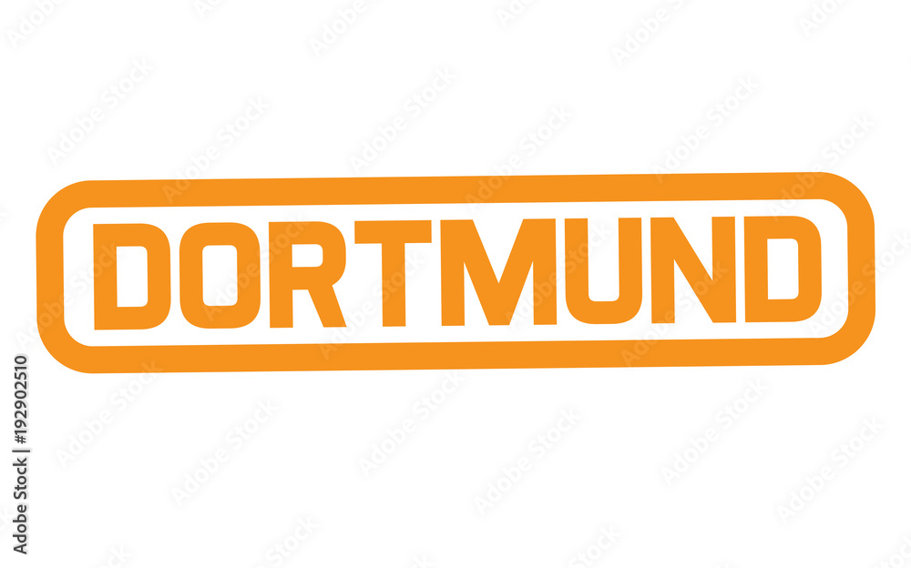 Dortmund stamp. Typographic label, stamp or logo Dortmund stamp. Typographic label, stamp or logo