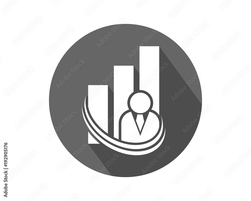 circle business chart human silhouette image vector icon logo symbol circle business chart human silhouette image vector icon logo symbol